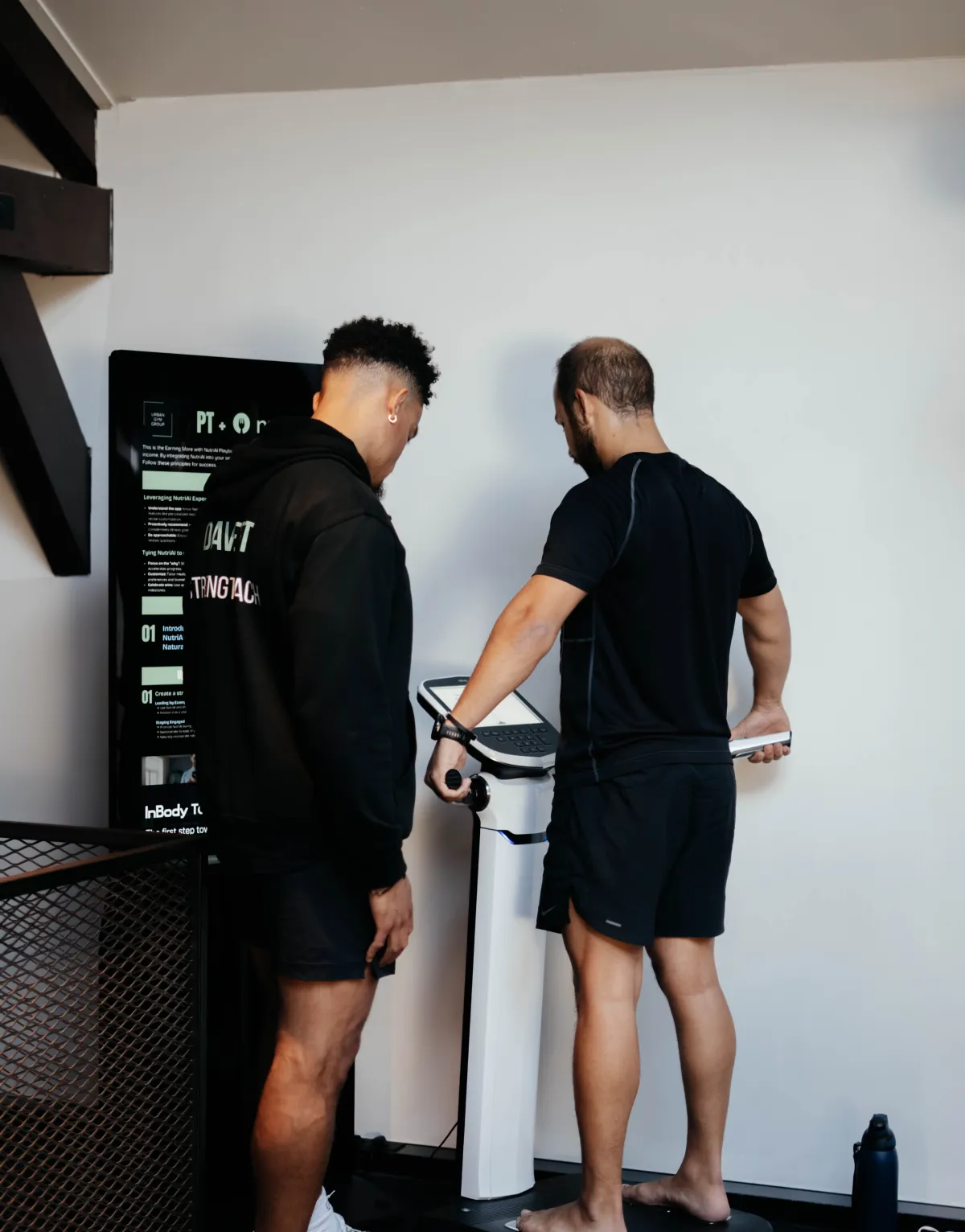 In-depth body composition scan with Dave Fit